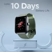 boAt Wave Select with 1.69" HD Display, upto 10 Days Battery, HR & SpO2 Monitoring Smartwatch (Green Strap, Free Size)