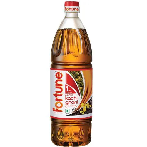 Fortune Premium Kachi Ghani Pure Mustard Oil, 1 Ltr