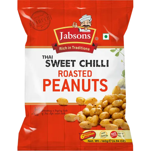 Jabsons Thai Seet Chilli Peanut, 140 g