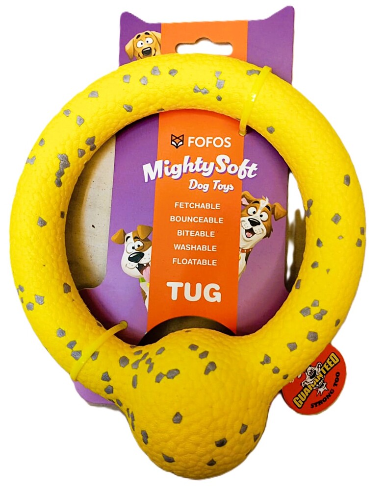 Fofos Mighty Soft Fetchable Bounceable Biteable Washable Floating Tug
