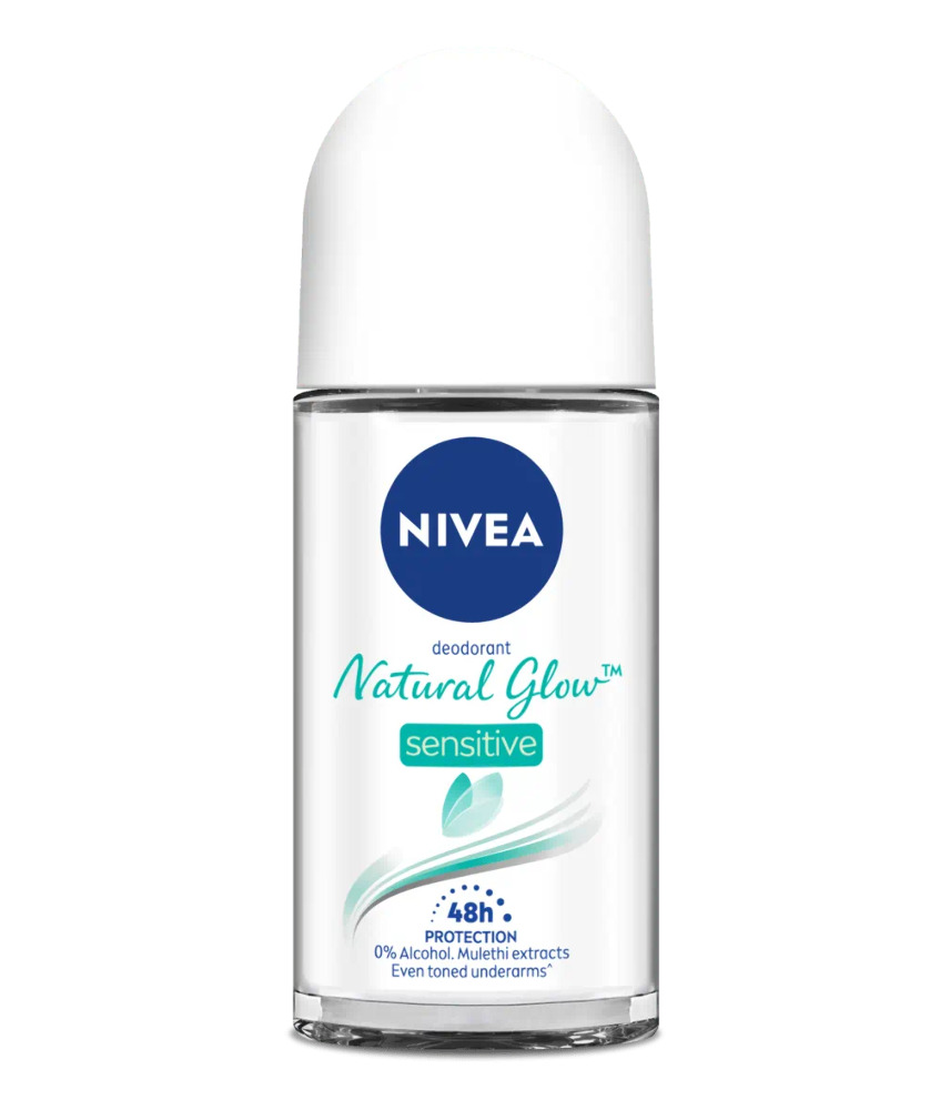 Roll On Nivea Women Natural Glow Sensitive 25ML