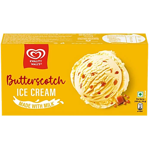 Kwality Walls Butterscotch Ice Cream 700ml