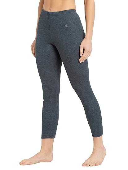 Jockey Woman Thermal Leggings 2520 Slim Fit Charcoal Mel
