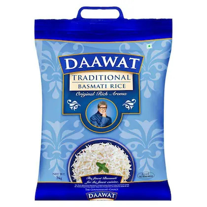 Daawat Traditional Basmati Rice 5 kg