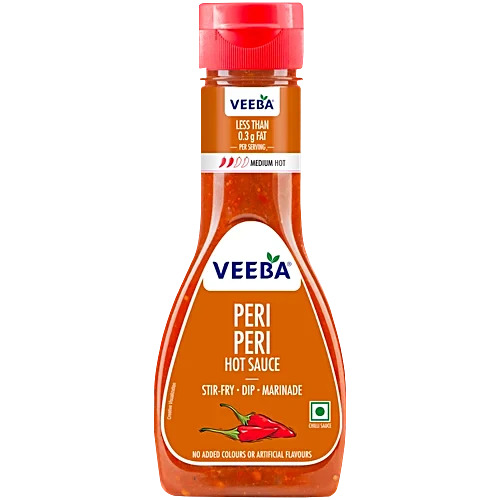 Veeba Zero Fat Select Peri Peri Hot Sauce 350g