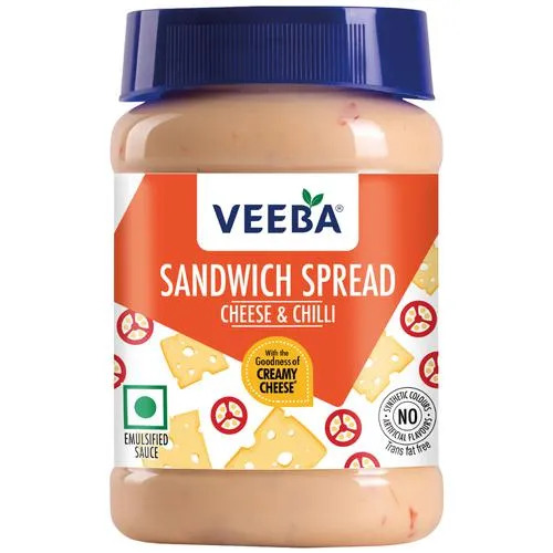 VEEBA Sandwich Spread Cheese & Chilli, 250 g