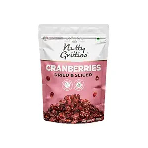 Nutty Gritties Cranberries Dried & Sliced 200GM