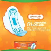 Whisper Choice Sanitary Regular Pads for Women, Regular, Pack of 20 Pads