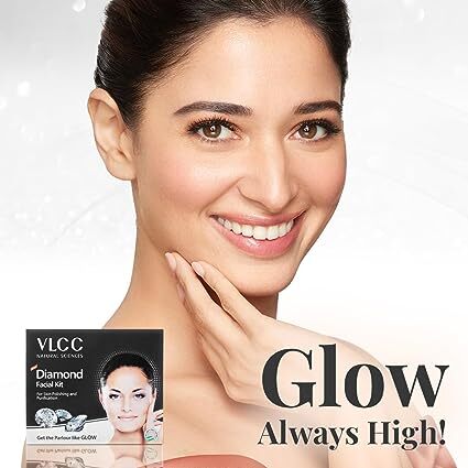 VLCC Diamond Facial Kit for Skin Polishing and Purification, 60 gm