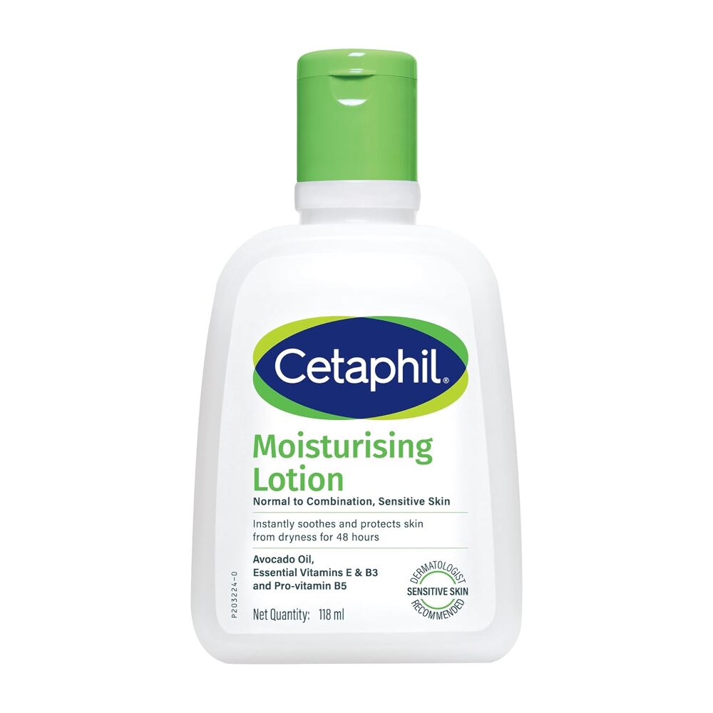 Cetaphil Moisturising Lotion Avocado Oil Essential Vitamin E& B3 & Pro-Vitamin B5 118ml
