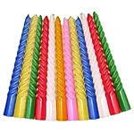 Colourful Candles, 12pcs