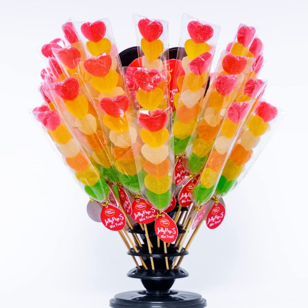 Jap Jee Jelly Stick Lollipop Mix Fruit Flavour Juicy Stick
