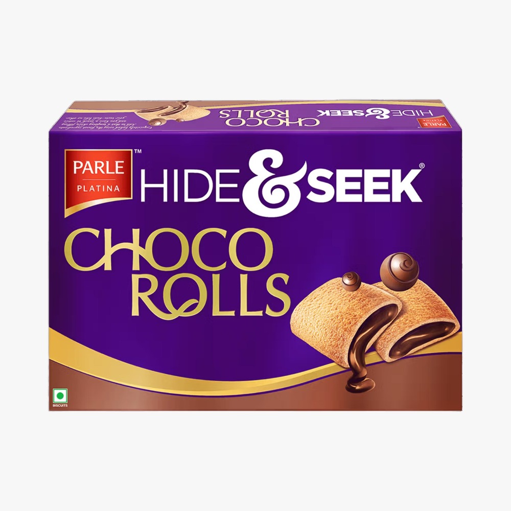 Parle Hide & Seek Choco Rolls Biscuit 200gm
