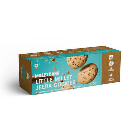 Multi Bank Little Millet Jeera Cookies 100gm