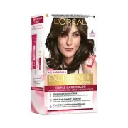 L'oreal Paris Excellence Creme Hair Colour, 72 ml + 100 g 4 Natural Dark Brown