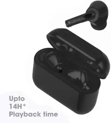 ZEBRONICS Zeb Sound Bomb 2 TWS Wireless Earbuds Bluetooth Headset (Black, True Wireless)