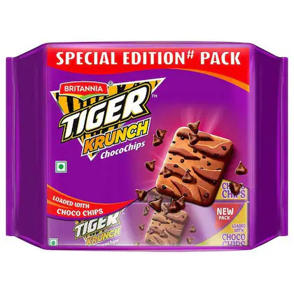 Britannia Tiger Krunch Chocochips Biscuits Combo Pack 400 g