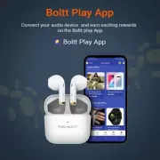 Fire-Boltt Fire Pods Ninja G201 Earbuds TWS IWP HD Calls, Quick Charge 24hrs playback Bluetooth Headset  (White, True Wireless)