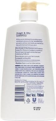 Dove Straigt & Silky Shampoo (Imported), 680 ml