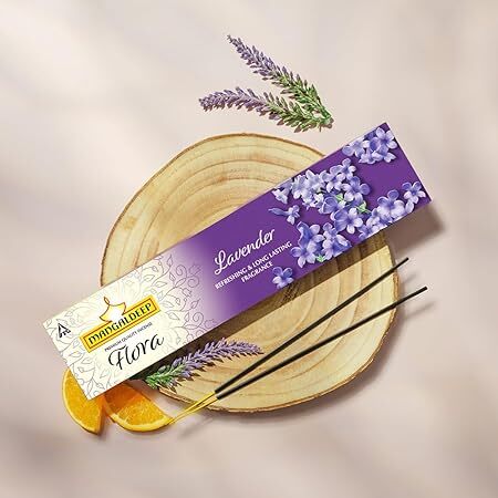 Mangaldeep Premium Quality Incense Flora Lavender 14GM