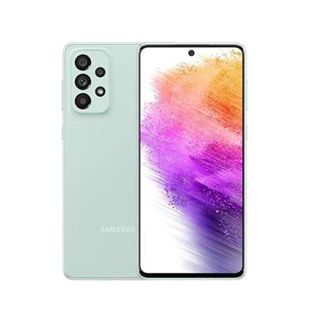 Samsung Galaxy A73 5G (Awesome Mint, 8GB, 128GB Storage) | 108 MP No Shake Cam | Voice Focus | Upto 16 GB RAM with RAM Plus | Travel Adapter to be Purchased Separately