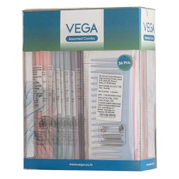 Vega assorted combs, 1pcs