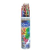 DOMS Colour Pencils |Super Soft| Pack of 24 Shades