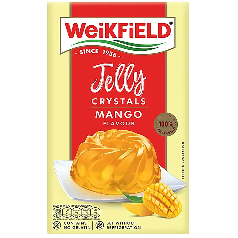 Weikfield Jelly Mango, 90 g Carton