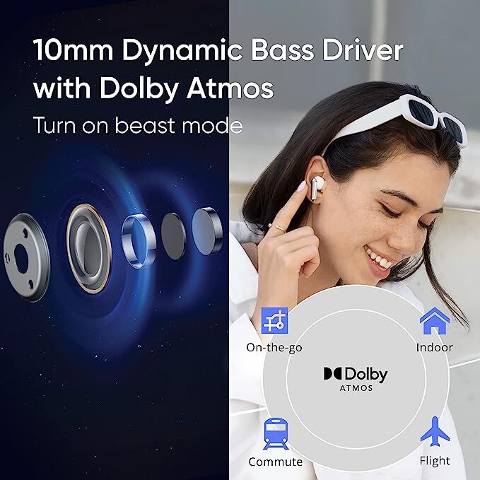 realme Buds Air 3 Neo True Wireless in-Ear Earbuds with Mic, 30 hrs Playtime with Fast Charging and Dolby Atmos Support