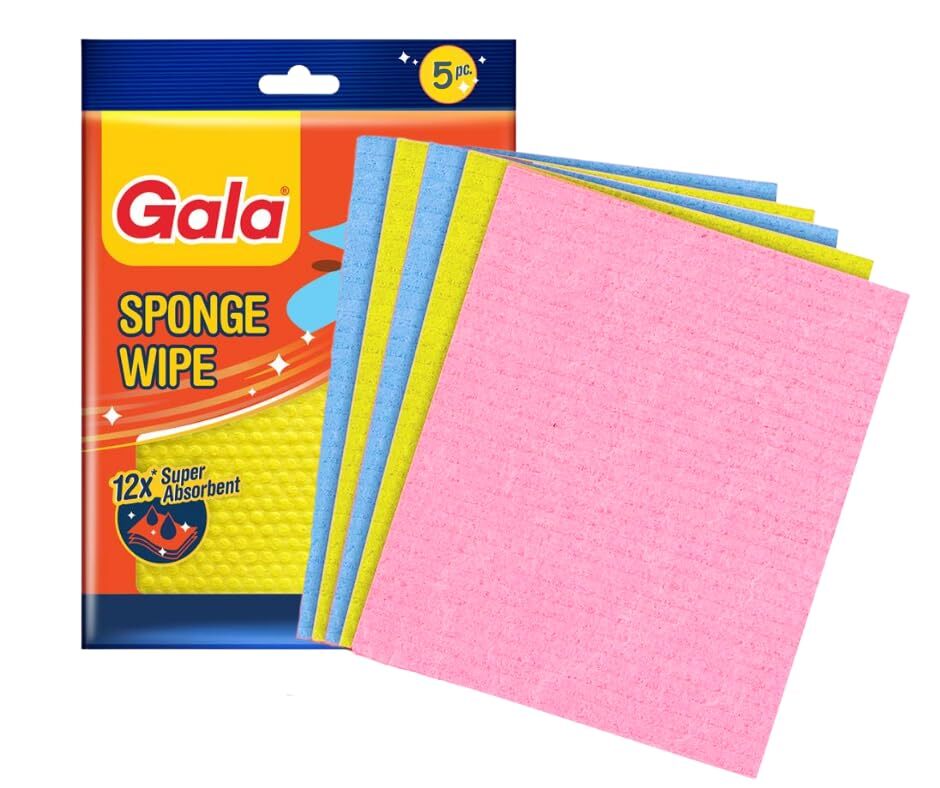 Gala Sponge Wipe Pack Of 5