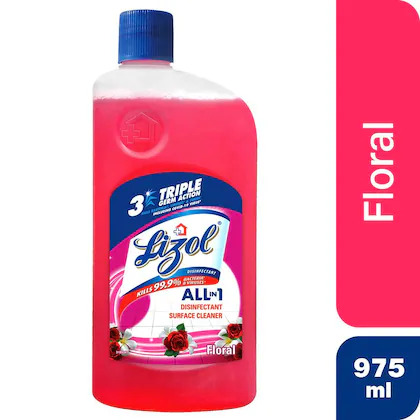 Lizol Floral Disinfectant Surface Cleaner 975ml
