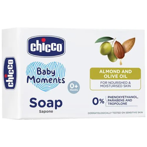 Chicco Baby Moments Soap, 125 gm