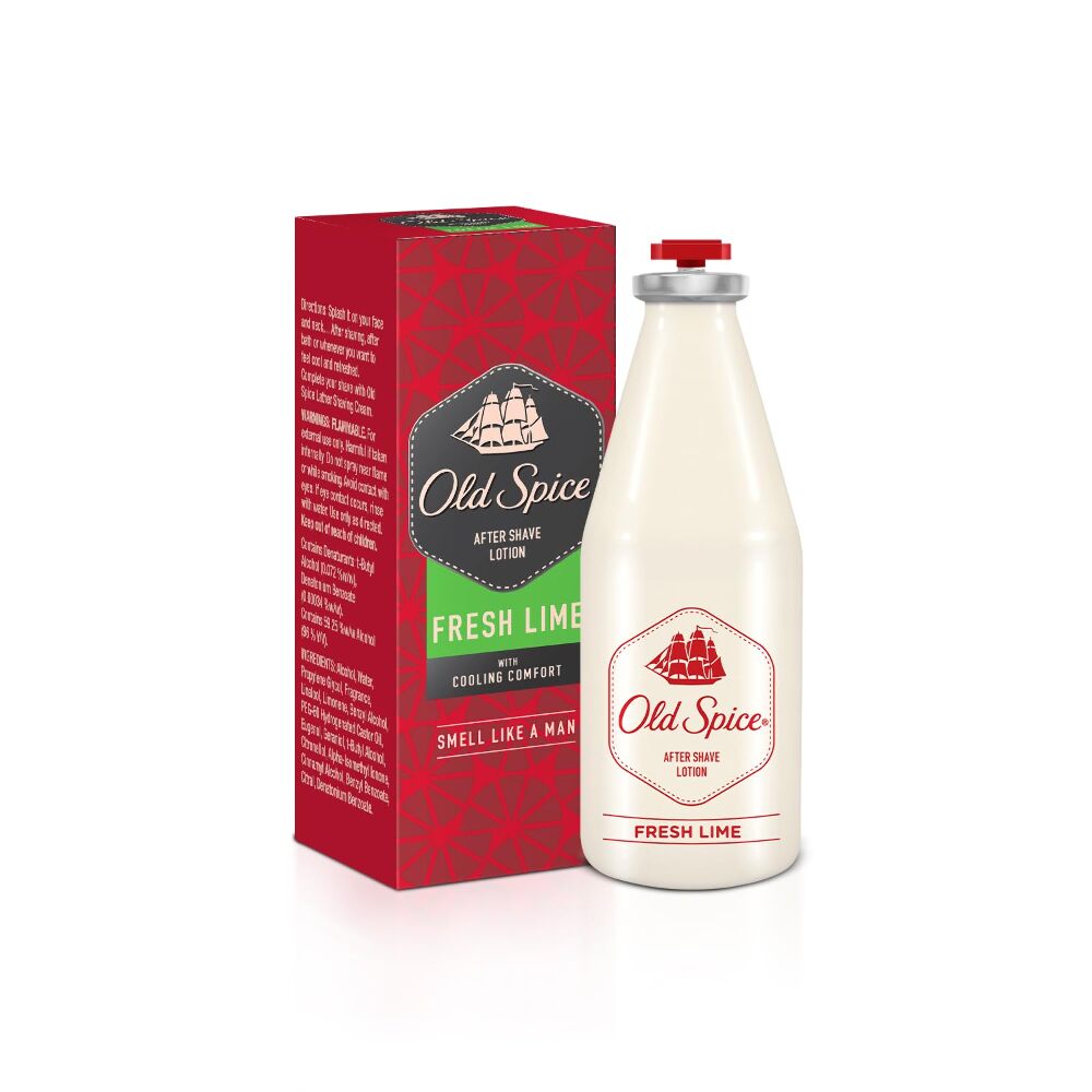 Old Spice After Shave Lotion Fresh Lime With Cooling Comfort, 150ml