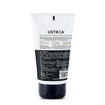 USTRAA Face Wash Acne Control With Neem & Charcoal, 100 gm