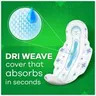 Whisper Sanitary Pad-Ultra Clean XL Plus, 7 pads