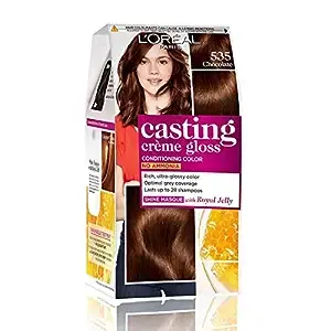 L'Oreal Paris Casting Creme Gloss Conditioning Hair Color No Ammonia - 535 Chocolate (87.5 g + 72 ml)