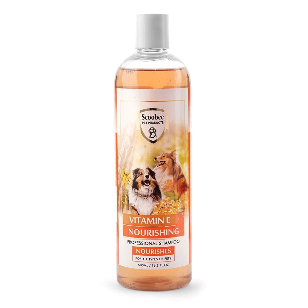 Scoobee Vitamin E Nourishing Dog Shampoo Nourishes for All Types of Pets, 1000 Ml