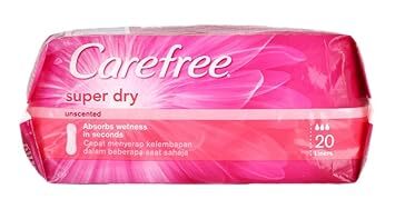 Carefree Super Dry Liners 20 Units