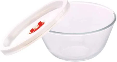 Borosil Mixing Bowl With Lid, 900Ml