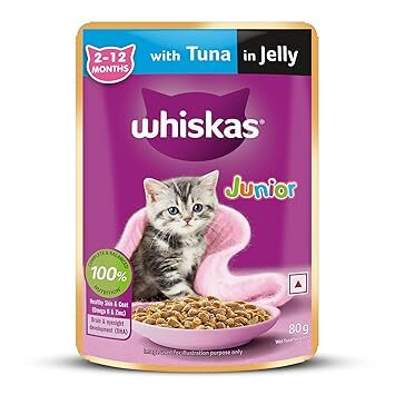 Whiskas Junior 2-12 Months With Tuna In Jelly, 80g