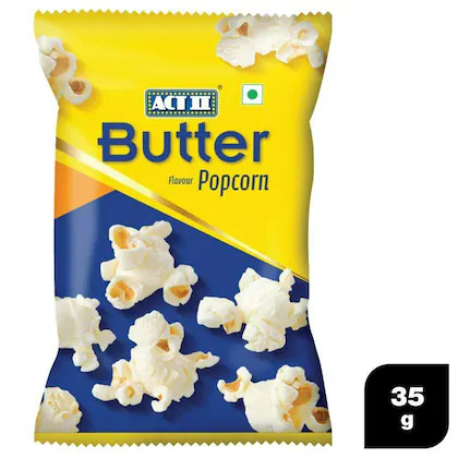 ACT || Butter Flavour Crispy 'N' Crunchy Popcorn 34GM