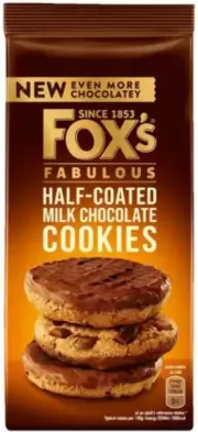 Fox's Fabulous Triple half milk chocolate cookies
