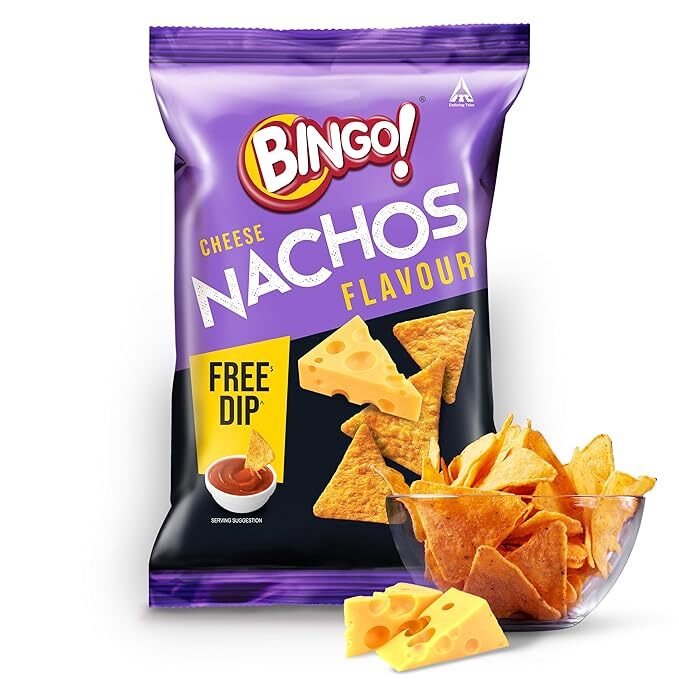 Bingo Cheese Nachos Flavour, 42g