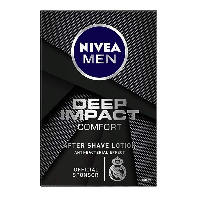 NIVEA MEN Shaving Deep Impact Comfort After Shave Lotion, 100 ml