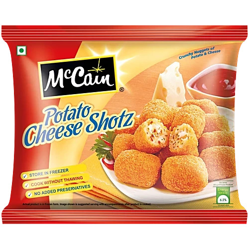 Mccain Potato Cheese Shotz 250g
