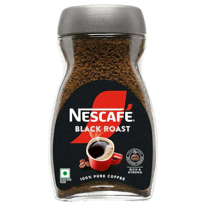 Nescafe Black Roast Rich & Strong Pure Coffee Powder 90 g
