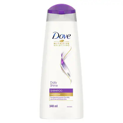 Dove Daily Shine Shampoo, 340 ml
