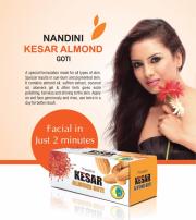 NANDINI  KESAR AND ALMOND GOTI  FAIRNESS  FACIAL  SOAP 25 gm FOR MEN AND WOMEN