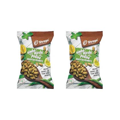 Shrego Nimbu Mirch Pudina Roasted Peanuts 140G