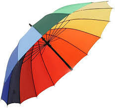 Manul 27*16 Polyester Single Fold MultiColor Umbrella 1N